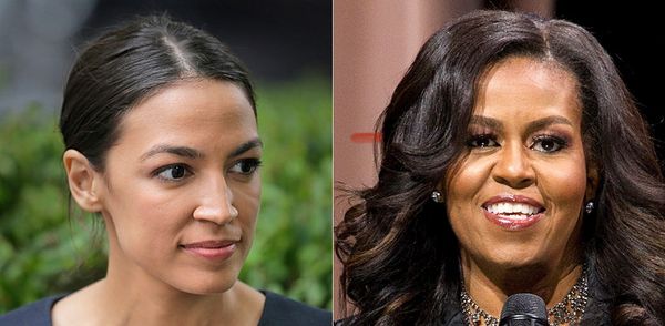 I and many others believe either of these ladies are great candidates for being PUSA and Vice PUSA ... there's also Oprah Winfrey ... we've had two male celebrity presidents that in my opinion have reversed progress, human rights and have done more damage than good for the USA and the world .. again, my opinion ... we in Canada call an election and within weeks it's over and done ... not a perfect system, but not as convoluted or dysfunctional as in the USA ... again, my opinion ... when I voted for Justin Trudeau, it was more because of who he was married to ... behind every good man is a great woman ! ... my opinion ...