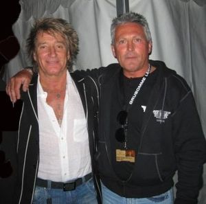 Perhaps one of Mike`s biggest fans - celebrity Rod Stewart