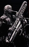 L.A. saxophonist/composer Vinny Golia performed with guitarist Scott Fields & drummer Toshi Makihari.