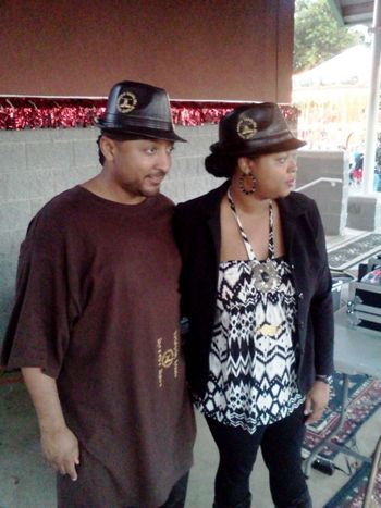 GRANDE GATO & BONITA SENORITA GETTING READY TO PERFORM BY THE LJVM COLESIUM AT THE 2012 DIXIE CLASSIC FAIR!!!!
