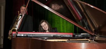 Afternoon performance on the Steinway grand in the Ballroom of the Phoenix Ritz Carlton Hotel with Saxophonist and Arizona Union President Jerry Donato.