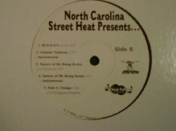 NORTH CAROLINA STREET HEAT volume#1(side B) featuring J.O.T. aka GRANDE GATO, CHANCE aka WAYNE WHITE, PARABLE aka QUINTIN HILL, CAPPASTRO aka BRIAN SHEAR