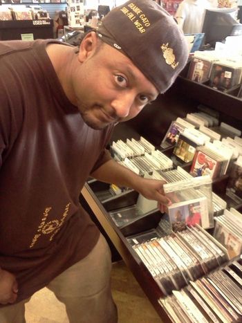 GRANDE GATO aka J.O.T. CHECKING ON 2013 CD NUEVA MUSICA(NEW MUSIC) at EARSHOT RECORDS in WINSTON-SALEM, NC!!!!