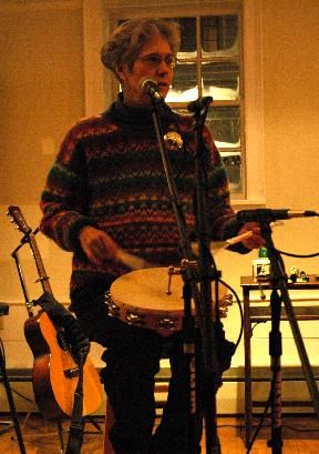 All those years Joan spent playing percussion in her school band have finally paid off! (Photo: Dave Koschnick)