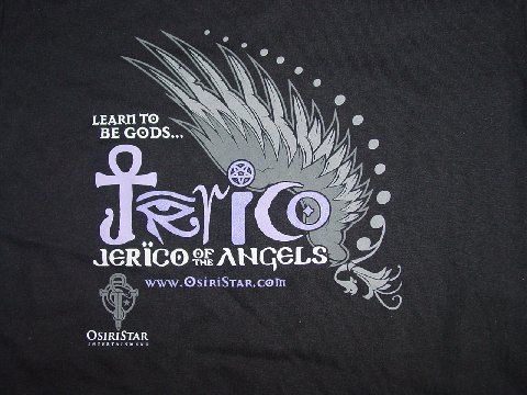 Jerico Of The Angels T- Shirt / Black Art Close Up