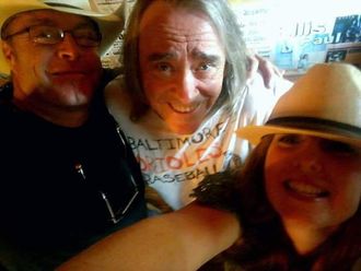With Joel and Greg at the Blue Door