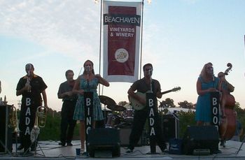 Our first Beachaven Winery gig, Clarksville, TN- We were yearly regulars, and still hold the record for their largest crowd ever!