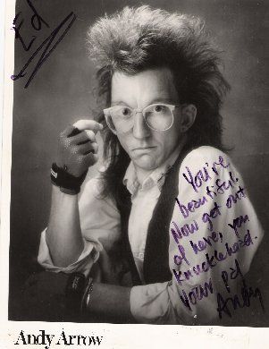 Andy will kill me for posting this. We shared a pad, and spent way more $ on hair product than food. Dig, Andy.