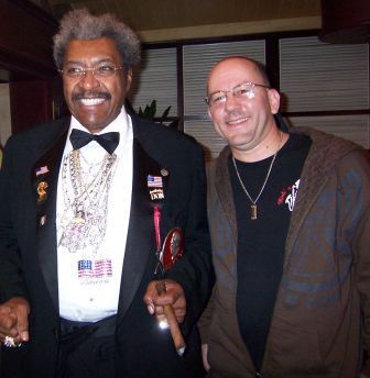 Don King (Arguably the the world's greatest entertainment promoter) - sharing a laugh in Chengdu, China