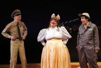 "Meet Me in Mayberry With a Vengeance" (from l: Michael Oaks, Peggy Platt, Lisa Koch) - photo: Chris Bennion 2013