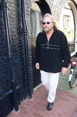 The McNatts have really enjoyed the opportunities to play in Europe. Here Don walks the streets of Amsterdam.