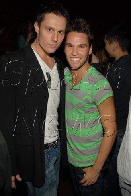 Keith Collins & Nick Lazzarini (Fox's So You Think You Can Dance) at Antik Lounge NYC (photo credit Derek Storm- Splashnews.com)