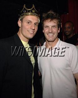 Keith Collins and Nick Green (Boston Red Sox) at my birhtday for the 2nd annual "Kings & Cowboys" birthday event (photo by D. Arnoult Wireimage)