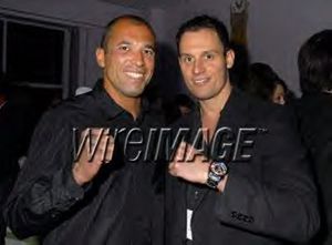 UFC Legend Royce Gracie & Keith Collins at the Haven Hills, Hats Of For Cancer & Single Mom's charity event in Los Angeles, CA (photo credit- Barry King WireImage.com)
