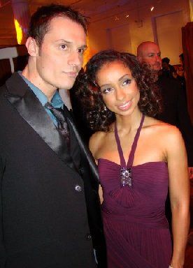 Keith Collins & Singer MYA - Red Carpet at Le Reve: Indulge the Dream, Play 4 Parkinson’s To Benefit the Michael J. Fox Foundation for Parkinson’s Research