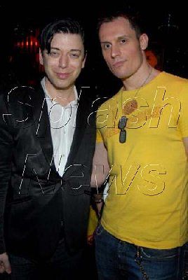 Project Runway's Malan Breton & Keith Collins at Imperial Nyc for LMFAO after party & concert (photo credit Derek Storm splashnews.com)