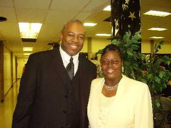 Pat Artison & Deacon Bruce Blakes of Greenwood, MS at Sarah Halls 20th Anniversary Celebration in Indianola, MS
