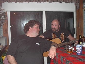 I miss you, man. Joe was killed in a tragic loading accident in Alaska. The microphone I use when I gig is a gift from him 'cause he was sick of seeing my beat up SM58 in my face. We love you, man.