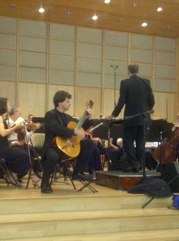 Playing Rodrigo's Concerto de Aranjuez with the Southern Arizona Symphony Orchestra, Linus Lerner conducting