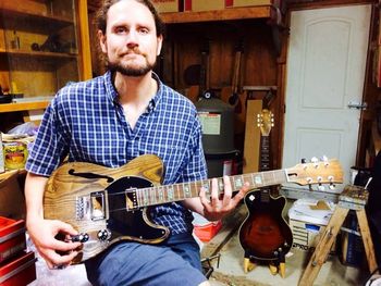 I'm chomping at the bit to finish this one. I always wanted a Tele body/Gibson neck and now, I HAVE IT!!!