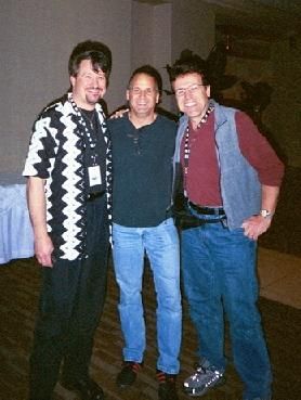 Since Zupe brought his camera (as opposed to my phone-camera), we made the rounds during the Taxi Road Rally. First, here's Zupe, Michael Lederer (Taxi VP) and me