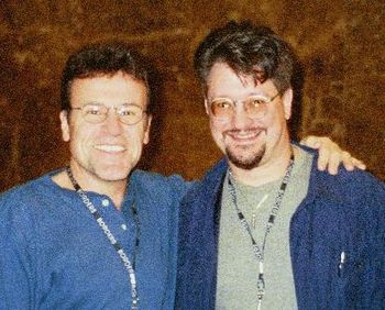 Okay, back to music pictures; here I am with my good friend Zupe (on right) at the Taxi Road Rally in Los Angeles