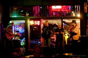 With Possum Trot and Eric Erdman at Veet's, Mobile, AL. November 20, 2012. Photo by Robert Lord Zimlich.