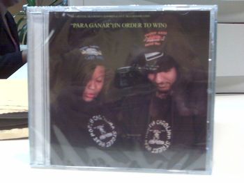 2009 CD album PARA GANAR(IN ORDER TO WIN) for J.O.T. aka GRANDE GATO & MS. CRYSTAL aka BONITA SENORITA