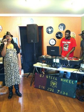 MS. CRYSTAL aka BONITA SENORITA PERFORMING FOR 2014 LIVE IN-STORE PERFORMANCE IN W-S, NC (UNDERDOG RECORDS)!!!! *WILLIAM K. BROWN aka DJ STEEL WHEEL is on the TURNTABLES