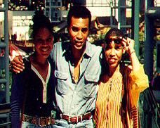 Cheryl Shelby & Anita Easterling back in the day when they were back-up vocalists in Chazz Dixon's band (and yeah that's Chazz before the blonde locks)