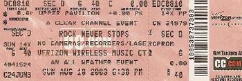 I won tickets to this show on the radio. It featured Whitesnake, Kip Winger, Warrant, and Slaughter. Reminded me of the good old days.