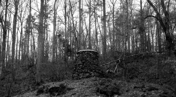 The 149th received their baptism of fire during the Chancellorsville Campaign of May 3-5, 1863, scouting for Hooker's Union Army. Note the rough terrain of the Wilderness surrounding the Catherine Ir