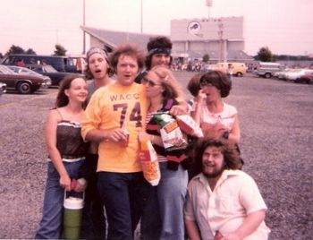 Bill and his pals wait to enter Rich Stadium for Sumerfest '78 which featured Pablo Cruise, Bob Welch, Foreigner & Fleetwood Mac.