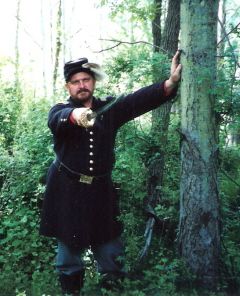 Captain Chuck Copello, Company G, 42nd Pennsylvania Volunteer Infantry; e-mail: copellojr.charles@yahoo.com