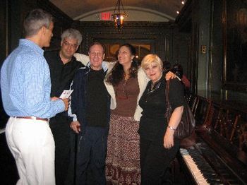 After a recital at Steinway Hall. Summer 2006. :pianist Mark De Minno, composer Bruce Lazarus,ballet teacher, Maestro David Howard, Director,Marketing,PR & Special Events at Steps On Broadway -Patric