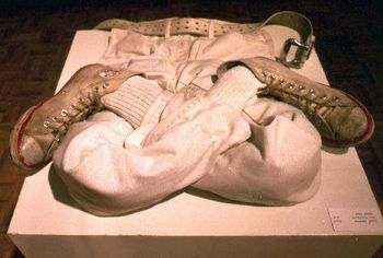 "Lotus Legs", mixed media, one size fits most, Billy X. Curmano - For meditating on fine art when the Lotus Posture seems just too darn hard