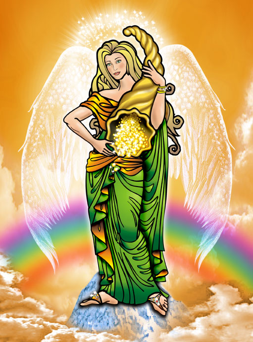 ABUNDIA GRAN SER ANGELICAL DE LA PROSPERIDAD Y LA ABUNDANCIA