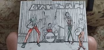 Bam Bam mini sketch, by A.P. Lilly https://www.instagram.com/ap.lilly/