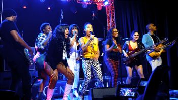Shaina Shepherd, Eva Walker, DEJHA, D'mitra Smith, Om Johari, Ayron Jones, Matt Cameron, Jenelle Roccaforte, Kendall Jones, Bam Bam Tributaries - A Tribute to Tina Bell and Bam Bam. (C)Buttocks Productions.