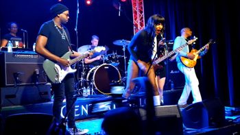 Eva Walker, Ayron Jones, Matt Cameron, Jenelle Roccaforte, Kendall Jones, Bam Bam Tributaries - A Tribute to Tina Bell and Bam Bam. (C)Buttocks Productions.