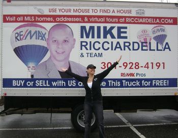 Rick Mikeadella's "Big Head" truck! Children's Hospital Benefit held at Greene Turtle in Germantown, MD 3/29/09