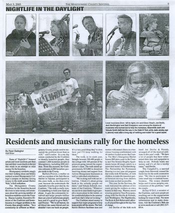Montgomery County Coalition for the Homeless
Shelter Walk 'n Roll
May 2005
www.mcch.net