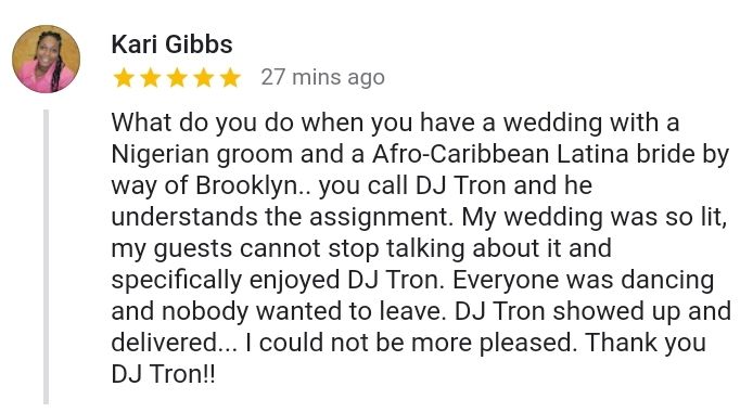 nigerian wedding DJ