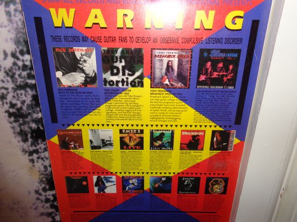 First TK ad! Shrapnel Records full page in Guitar World 1993.