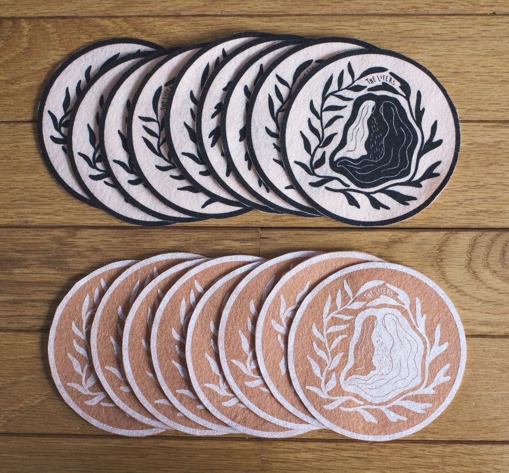 The Lifers - Patches - Hand-silkscreened on felt
