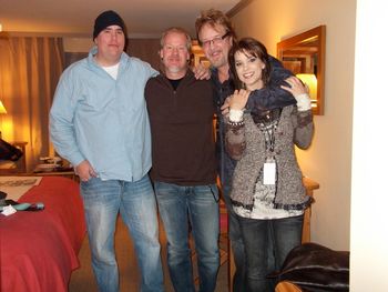 Pete , Karyn and I with Shawn Mullins after our show and before his.We played the same venue on the same night @ 30A