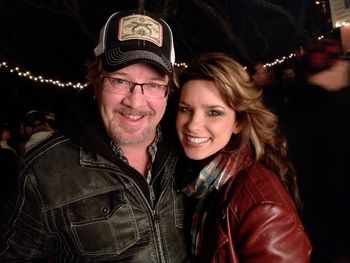 Yep..I'm a lucky man...My wife..an incredible woman..great songwriter and amazing artist...I am blessed..and I know it...