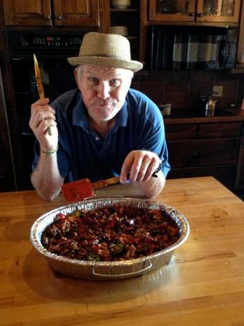 Yeah..Terry Bradshaw recorded my song "Terry Bradshaws Beans" for his Vegas show...and here they are...Terrys "Famous" Baked Beans.