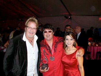 Me , Monty Powell & Karyn at the SESAC Awards..Monty Won Songwriter Of The Year...Massive Keith Urban hits...