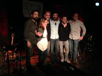A great night at my Tin Pan South Show...Thanks to Mac Powell , Steve Pasch , Karyn Williams , Chip Esten and Ben Glover for playing...